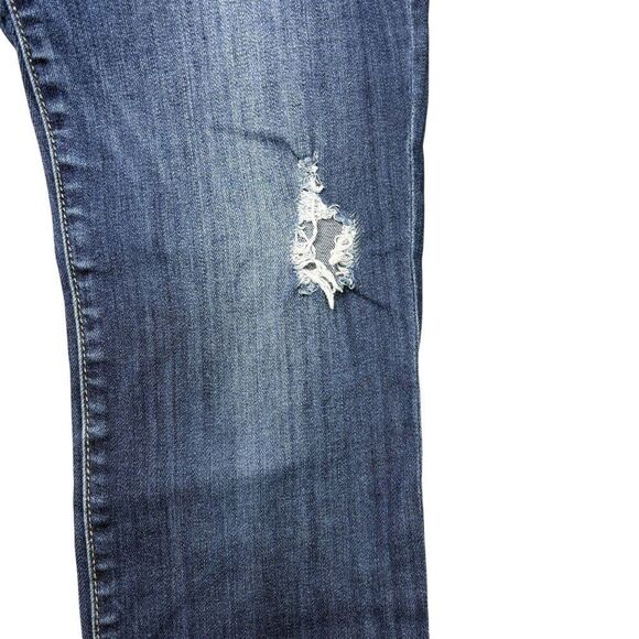 Kut From The Kloth Catherine Boyfriend Jeans Size 6 Distresses - Picture 8 of 8